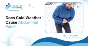 abdominal pain cold weather