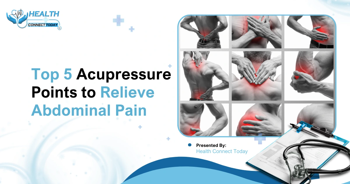 acupressure points for abdominal pain